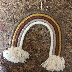 Boho Rainbow Tapestry Wall Hanging